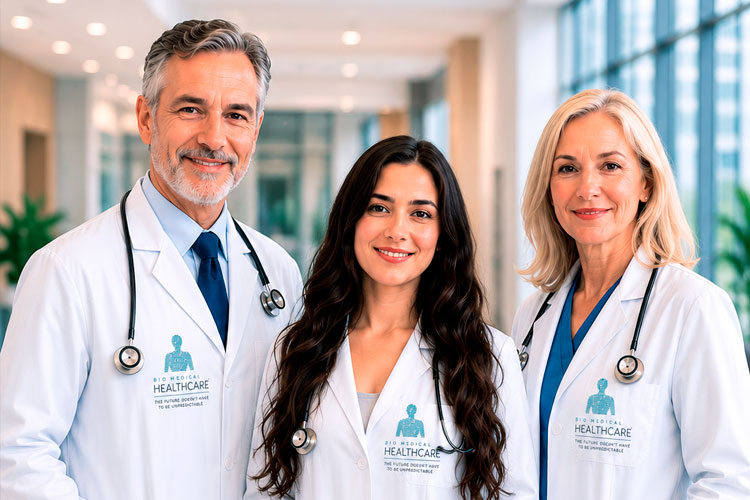 Biomedical Doctors in clinical discussion