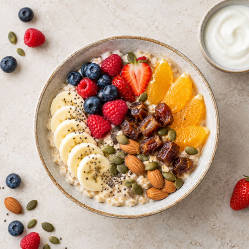 Energising fresh breakfast bowl
