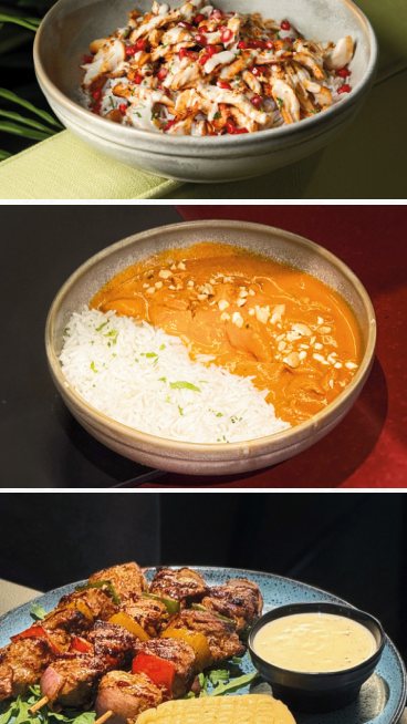 Main Dishes from the BioHealth Kitchen menu
